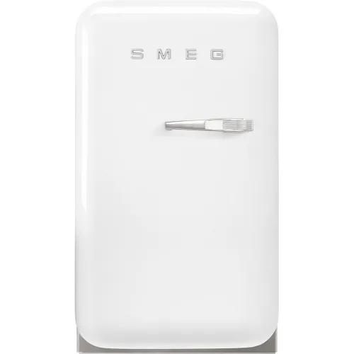 Smeg - Frigorífico 1 puerta Smeg, 34 litros, Frío estático, Blanco, apertura a la izquierda - FAB5LWH6.