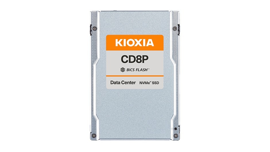 Kioxia SSD CD8P-R 1.92TB U.2 (15mm) NVMe Gen5 SIE Read KCD8XPUG1T92
