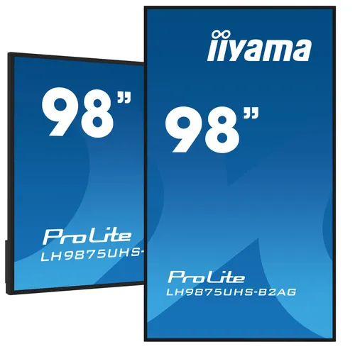 iiyama LH9875UHS-B2AG pantalla de señalización LH9875UHS-B2AG