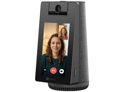 Cámara de vigilancia IP - Ezviz S10, 2K+, Función visión nocturna, 340°, WDR, Obturador privacidad, Antracita