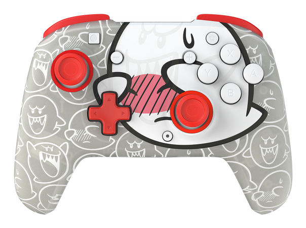 Mando Nintendo Switch - Turtle Beach Rematch Super Mario Boo-Hoo Glow, Inalámbrico, Gris