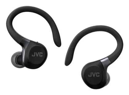 JVC - Auriculares deportivos true wireless JVC HA-EC75T, Bluetooth, cancelación de ruido.