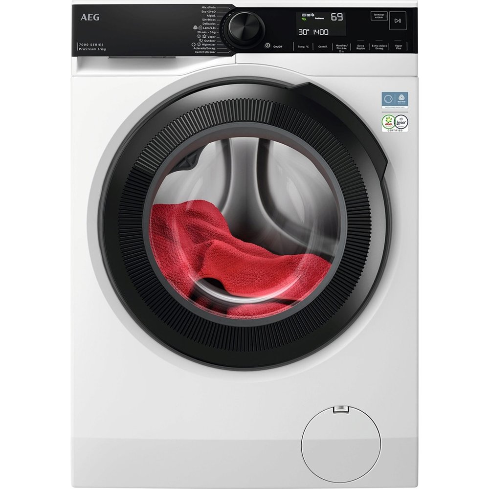AEG Lavadora de libre instalación Serie 7000 ProSteam® de 9.0 kg LFR7394N4B