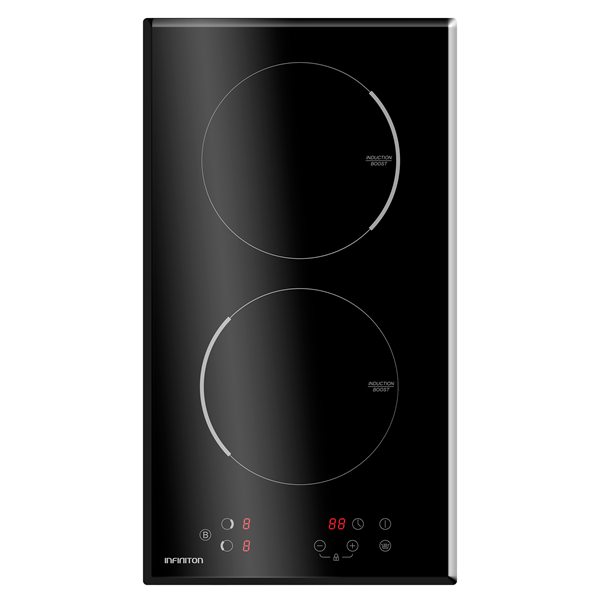 VITROCERAMICA INDUCCION INFINITON IND-230N 2 ZONAS COCCION ANCHO 30 CM