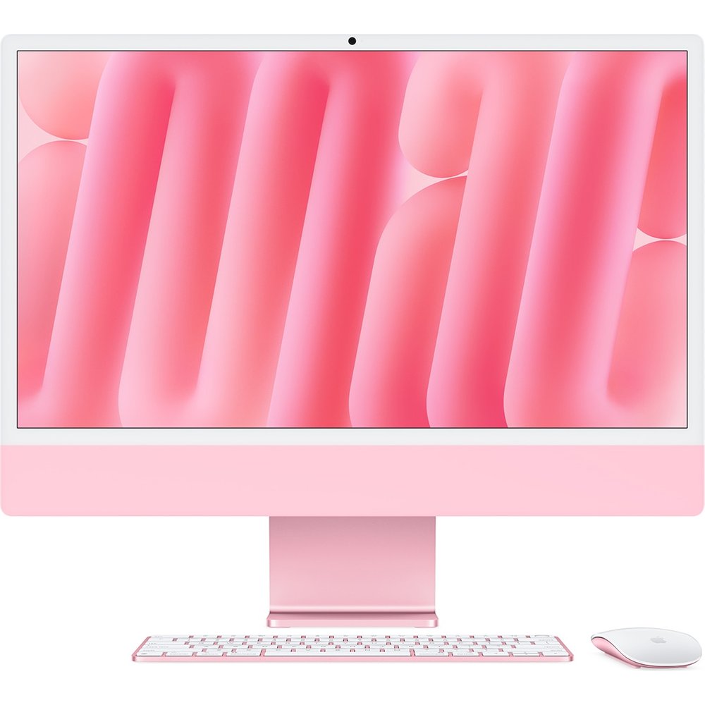 24-inch iMac with Retina 4.5K display: Apple M4 chip with 10-core CPU and 10-core GPU 24GB 512GB SSD - Silver