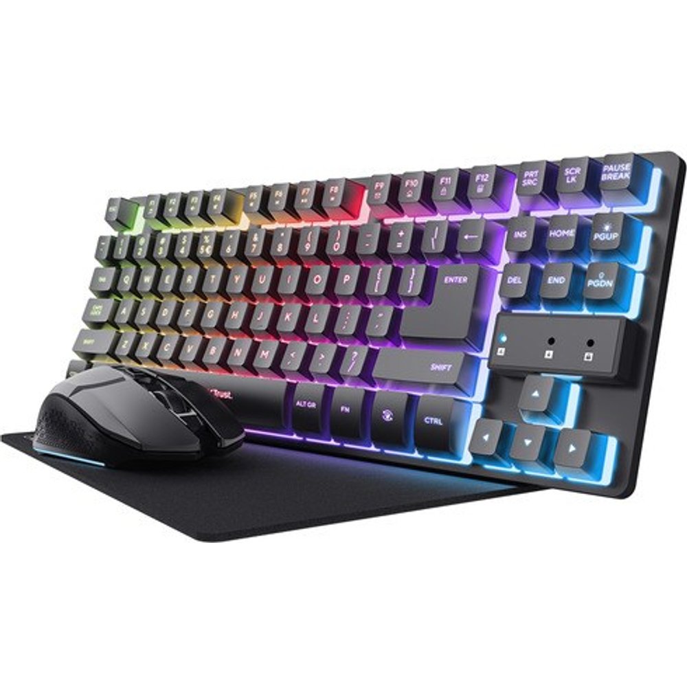 Trust - Pack 3 en 1 Gaming Trust GXT794 negro.