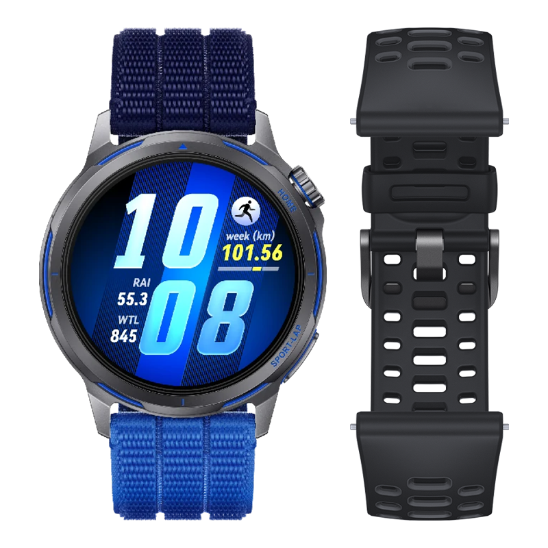 Smartwatch - Huawei WATCH GT Runner 2, Reloj Inteligente con GPS Ultra Preciso en runnning, 14 días Autonomía, Maratón Mode, 5ATM, ECG, Pago NFC, Azul