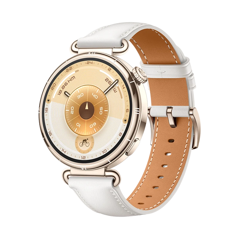 Smartwatch - Huawei Watch GT6, 41mm, Pantalla AMOLED, Hasta 14 días Autonomía, Monitorización avanzada de Salud, Bluetooth, Resistente al Agua, Blanco