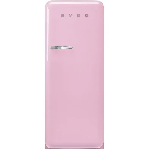 Smeg - Frigorífico 1 puerta Smeg, Compresor Inverter, 270 litros, Rosa, apertura a la derecha - FAB28RPK6.