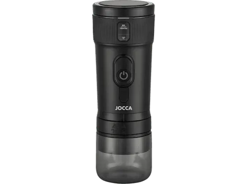 Cafetera portátil - Jocca 2902, 3 en 1: Compatible con cápsulas Nespresso, Dolce Gusto y café molido, 15 bar, 100ml, Negro