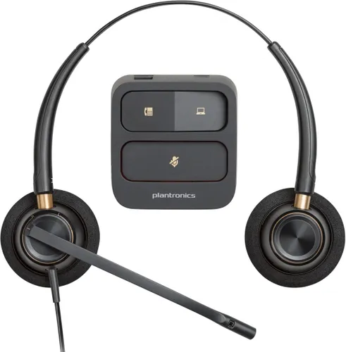 HP Poly EncorePro 520 Binaural Headset +Quick Disconnect 783P7AA#ABB