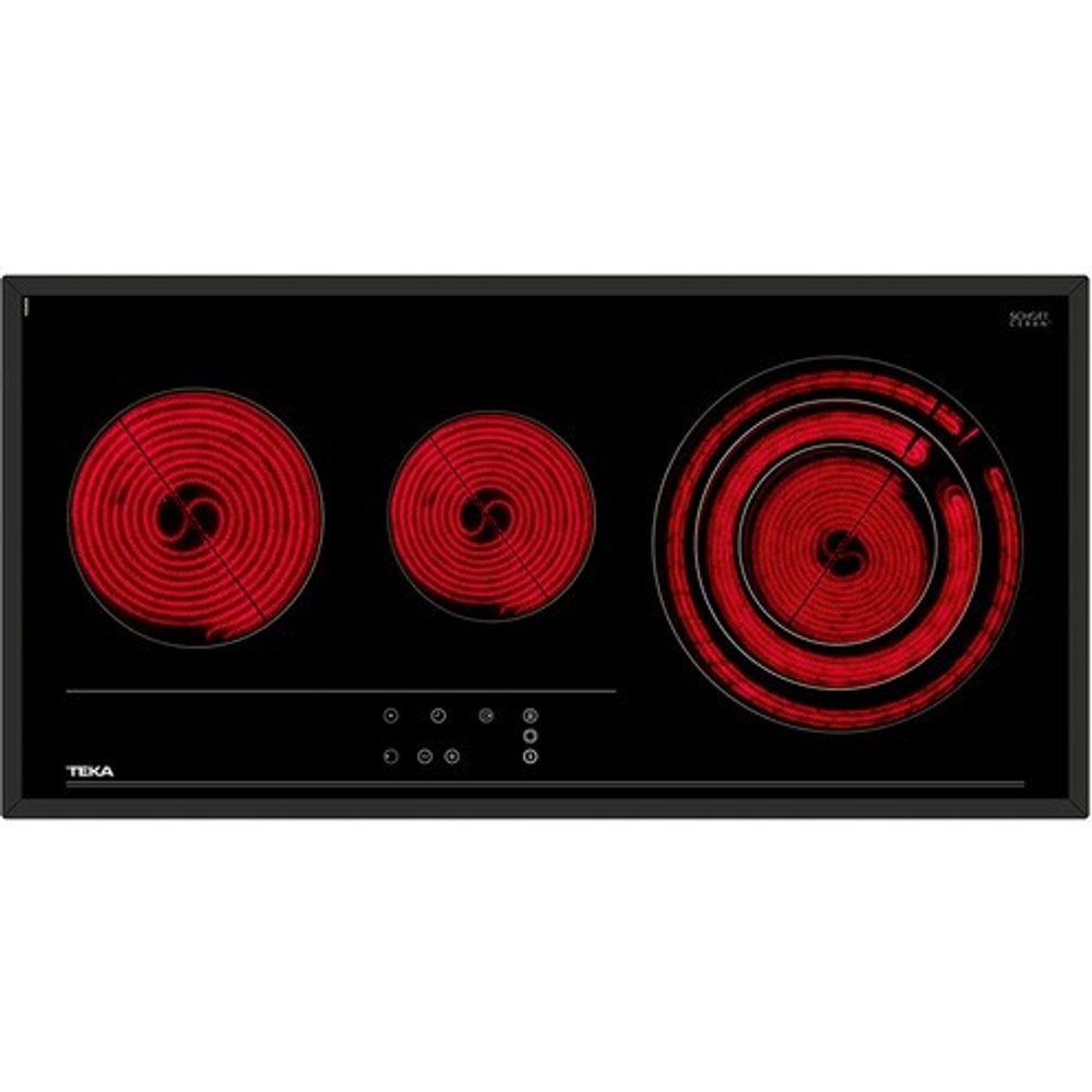 VITROCERAMICA INDEPENDIENTE RADIANTES TEKA TRC 83631 TCS 3 ZONAS COCCION ANCHO 40 CM