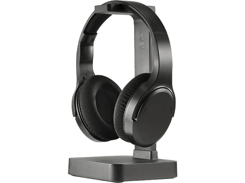Auriculares - Hama 00221848, Circumaurales, Bluetooth, Estación de carga, Negro