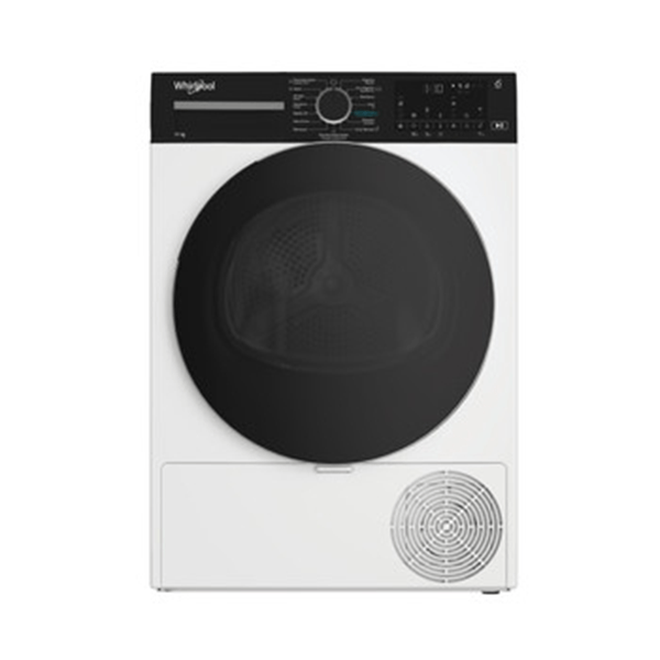 SECADORA CON BOMBA DE CALOR WHIRLPOOL CWD 113M WBS SPT 12 KG D BLANCO