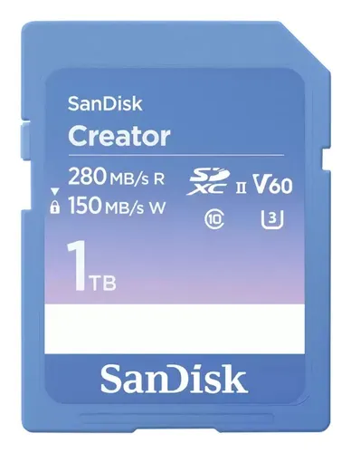 SanDisk Creator 1 TB SDXC UHS-II Clase 10 SDSDXEP-1T00-GNCIS