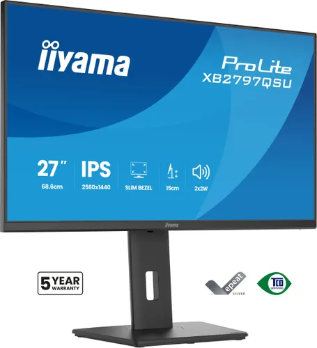iiyama XB2797QSU-B1 Monitor ProLite 27" IPS QHD 75Hz XB2797QSU-B1