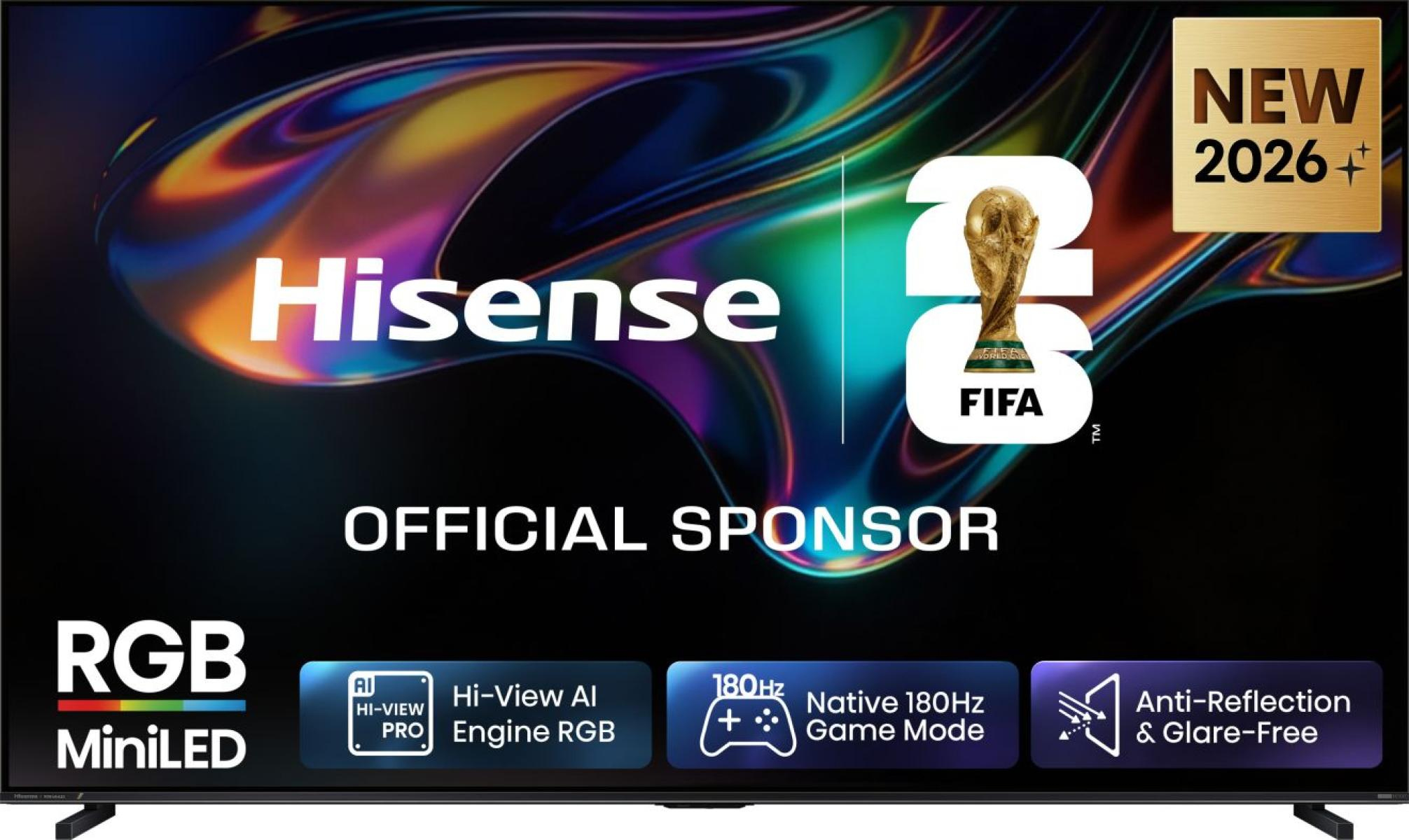 TV RGB Mini LED 100" - Hisense 100UR8S, UHD 4K, Hi-View AI Engine RGB, Modo Juego, Pantalla Antirreflejos, Smart TV, Full IA, Gris Carbón