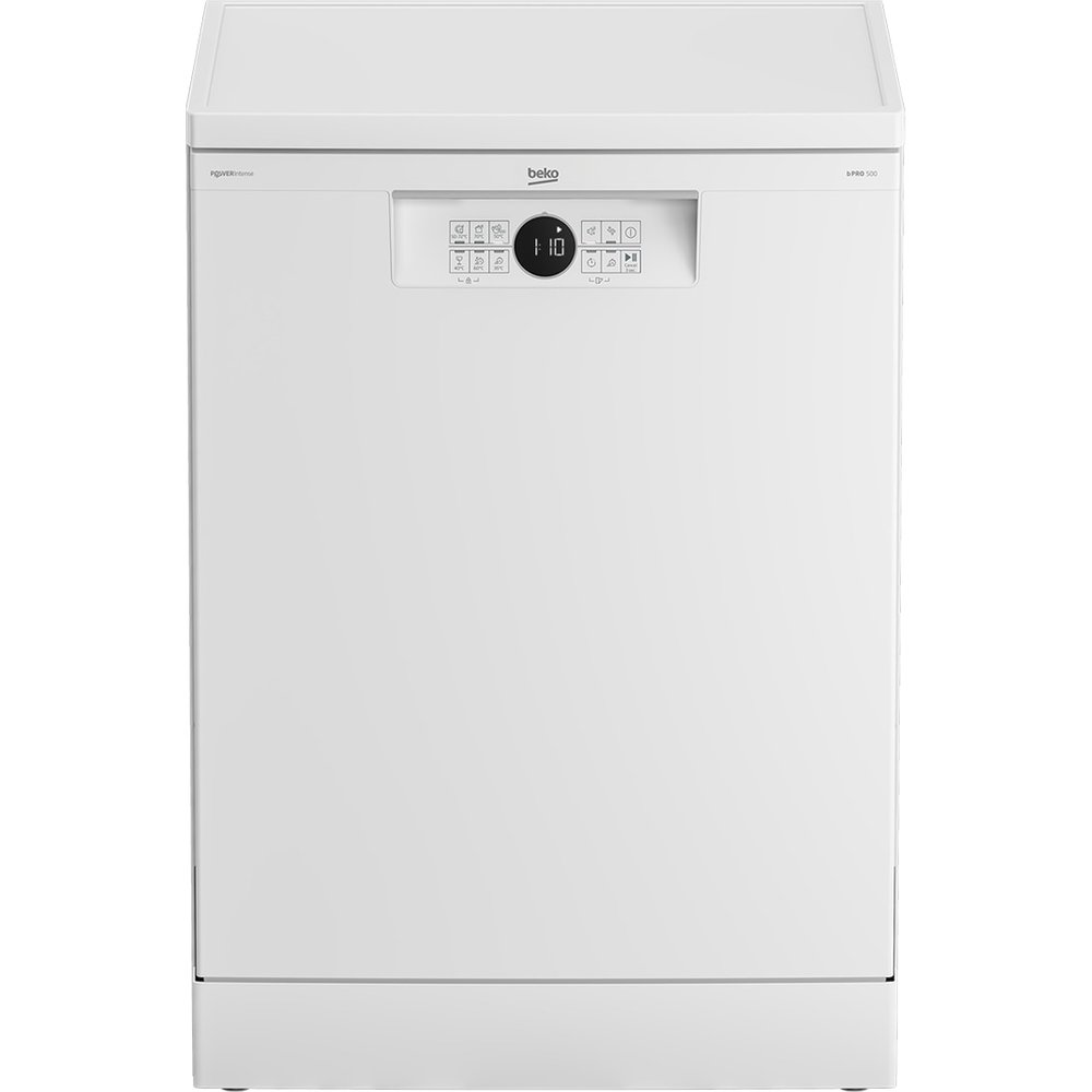 Beko - Lavavajillas Beko Power Intense, 15 servicios, 60 cm, 3ª Bandeja Flexi - BDFN26540WP.