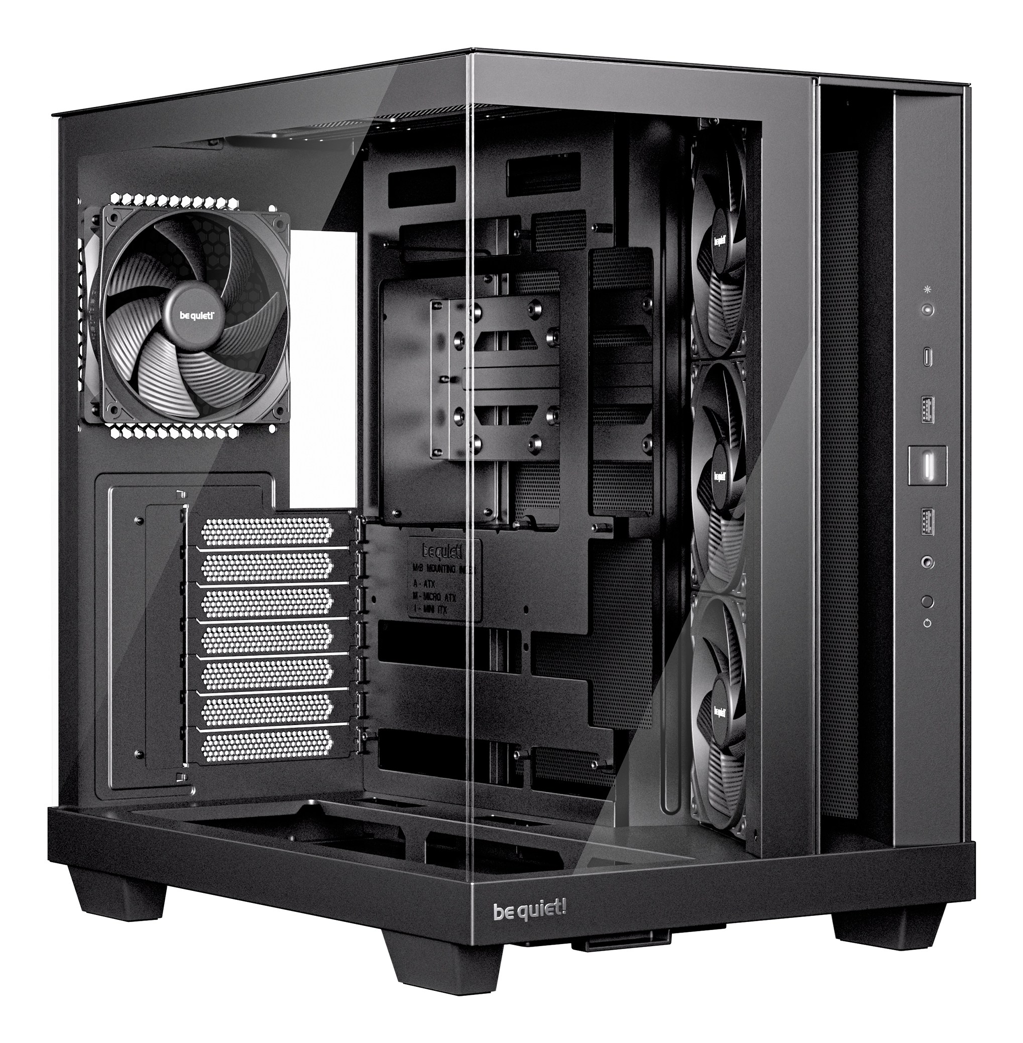 Caja BE QUIET! Light Base 500 Negro