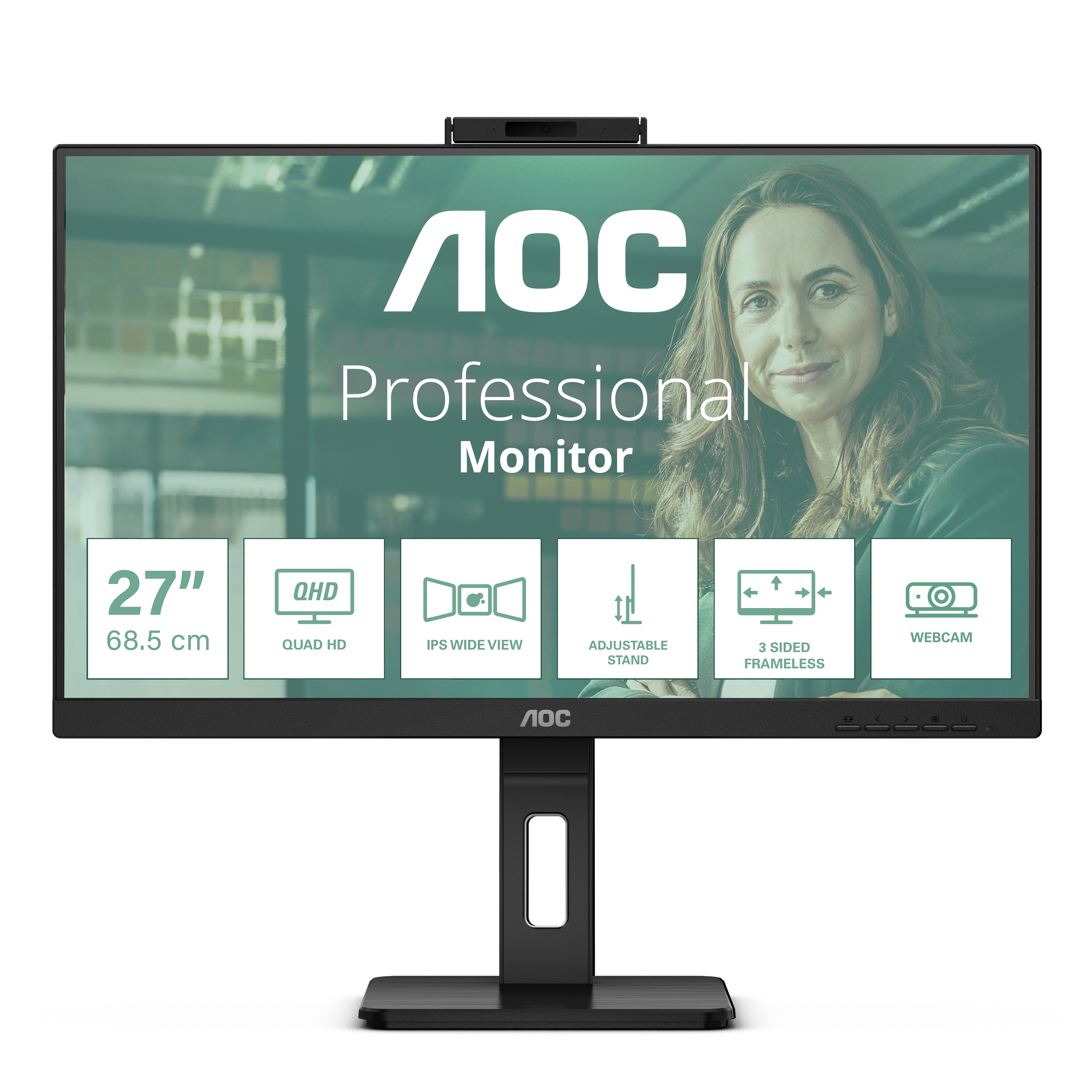AOC Q27P3QW pantalla para PC 68,6 cm (27") 2560 x 1440 Pixeles Q27P3QW