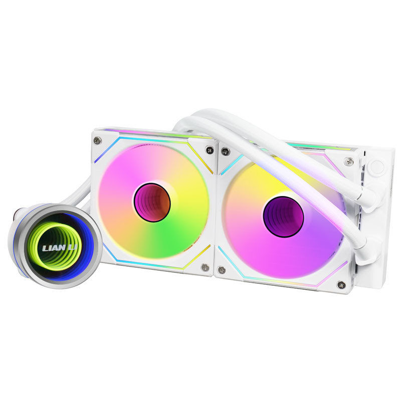 Lian Li Galahad II Trinity Carcasa del ordenador Sistema de refrigeraci n l quida todo en uno 12 cm Blanco 1 pieza s