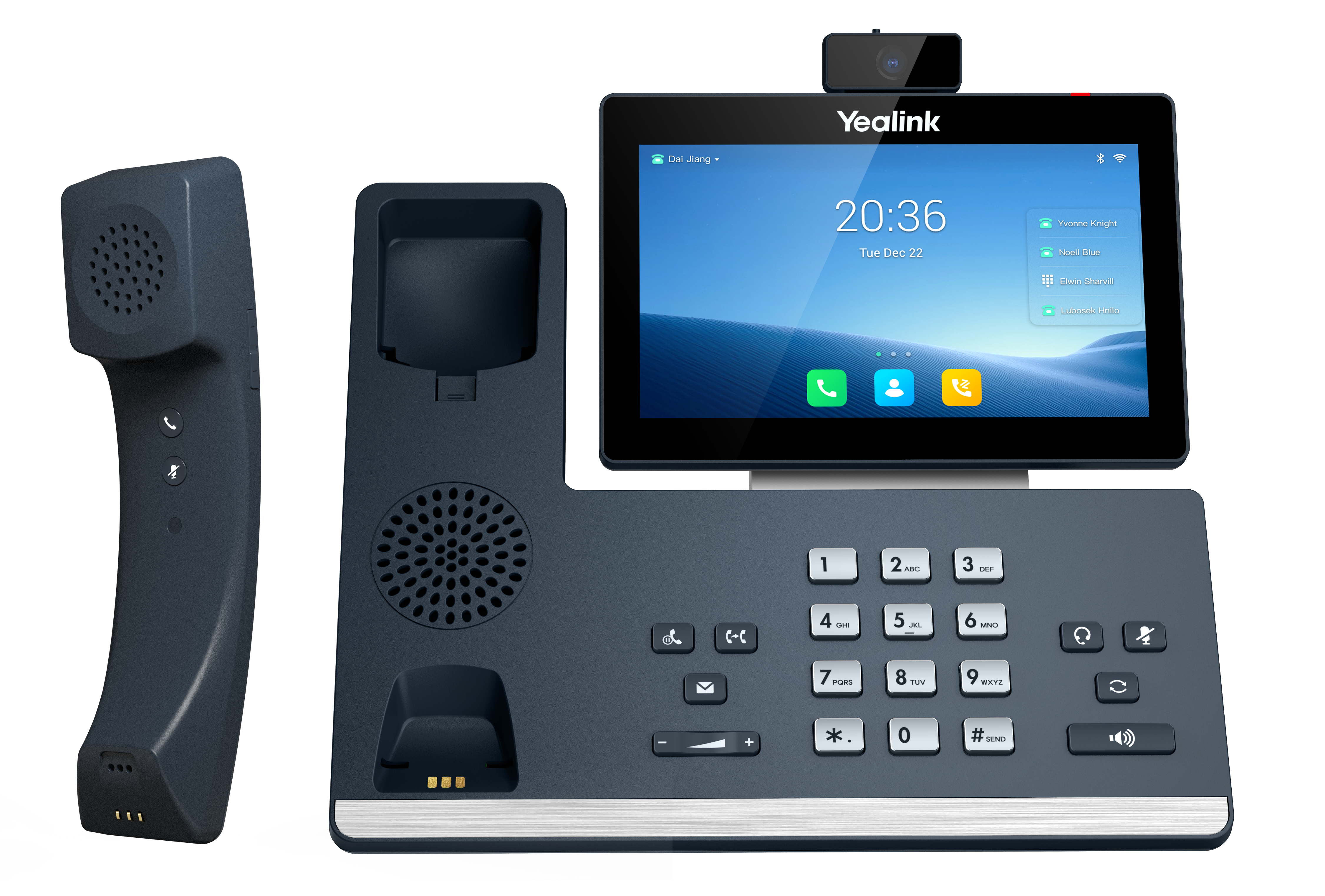 Yealink 1201606 teléfono IP Gris LCD Wifi 1201606