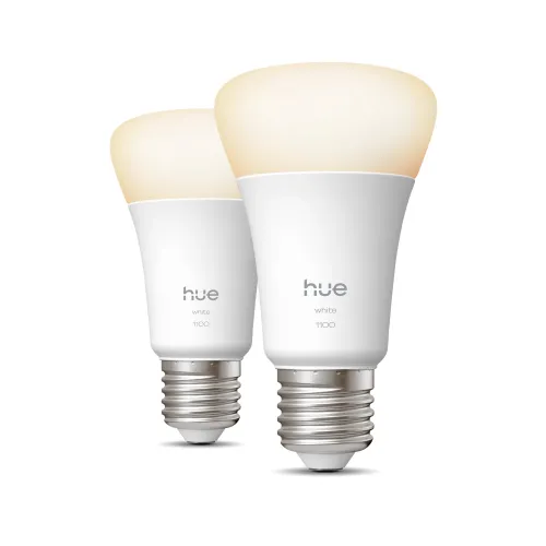 Philips Hue White Bombilla Inteligente A60 - E27 - 1100