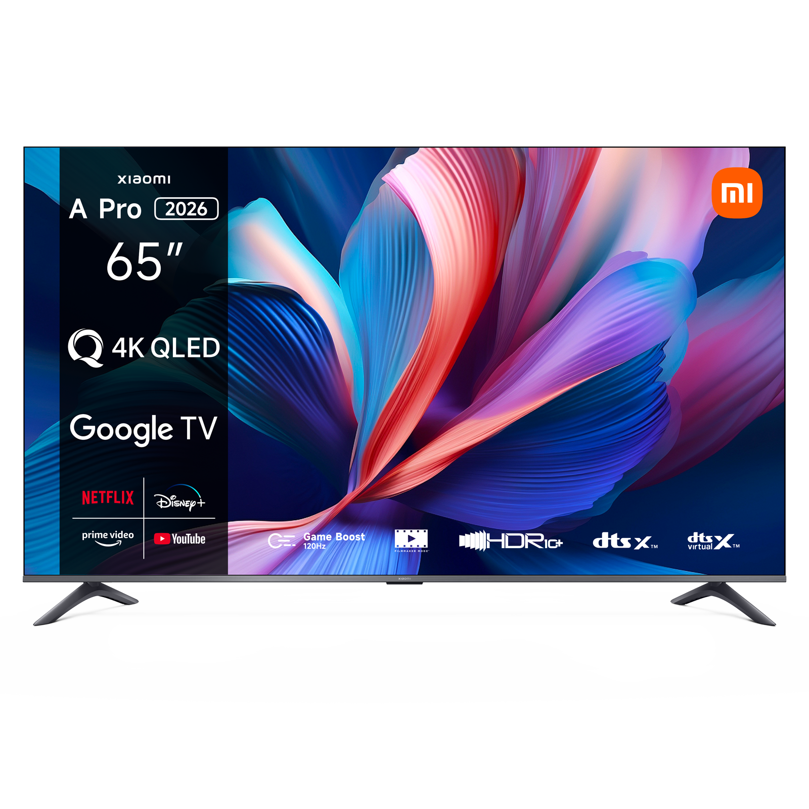 Xiaomi A Pro 65 2026 65" QLED 4K UHD 60Hz Google TV HDR