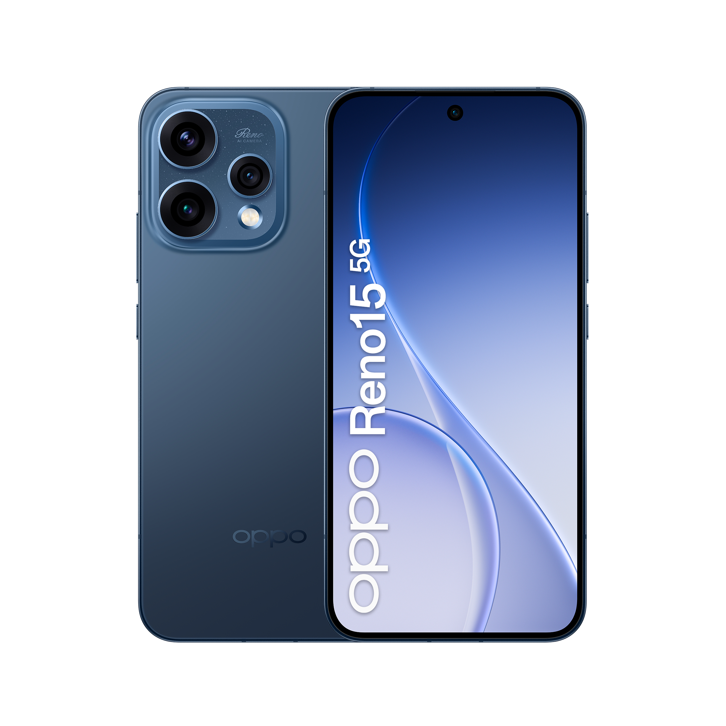 Oppo Reno15 5G 512GB Twilight Azul Batería de 6500 mAh 8GB de RAM Potencia Snapdragon