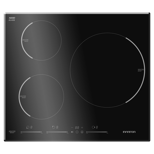 VITROCERAMICA INDUCCION INFINITON IND-3NTA 3 ZONAS COCCION ANCHO 60 CM