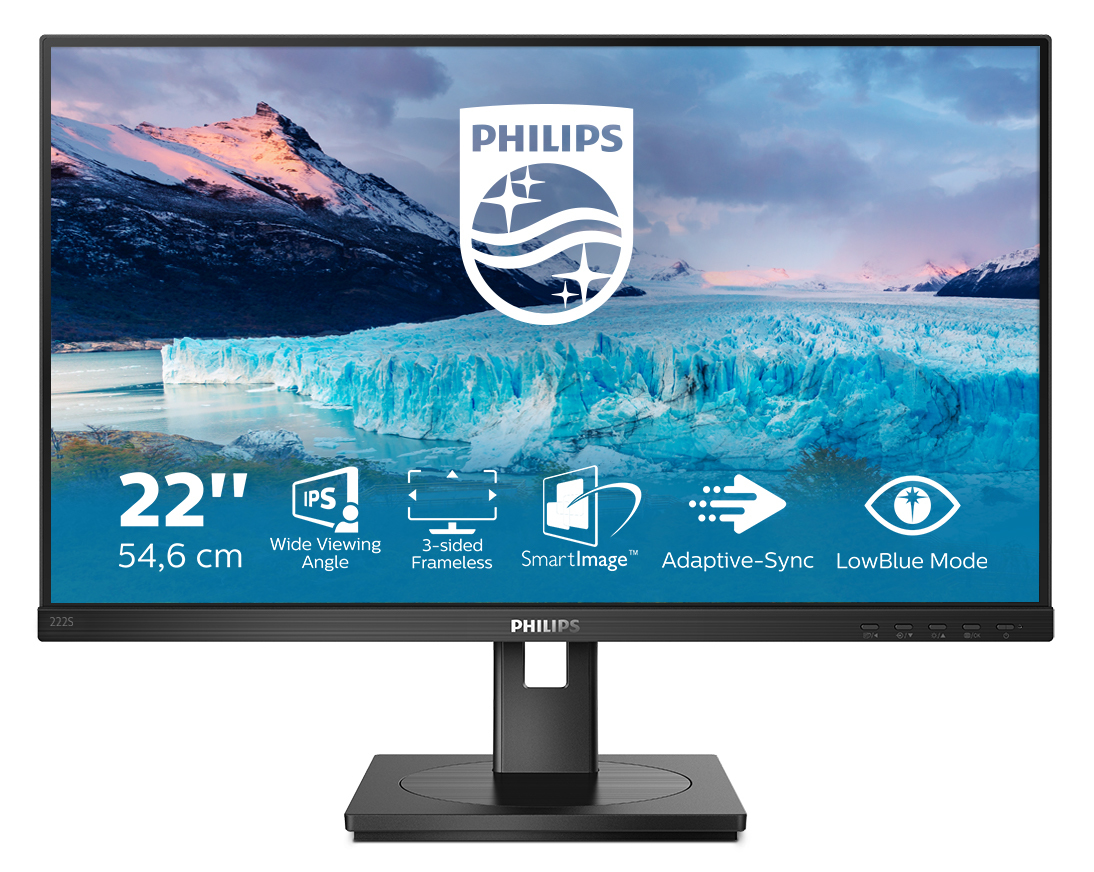 Philips S Line 222S1AE/00 pantalla para PC 54,6 cm (21.5") 222S1AE/00