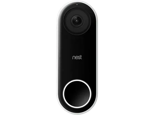 Timbre inalámbrico con vídeo - Google Nest Hello, Vídeo Doorbell, Wifi, Visión nocturna, Infrarrojos