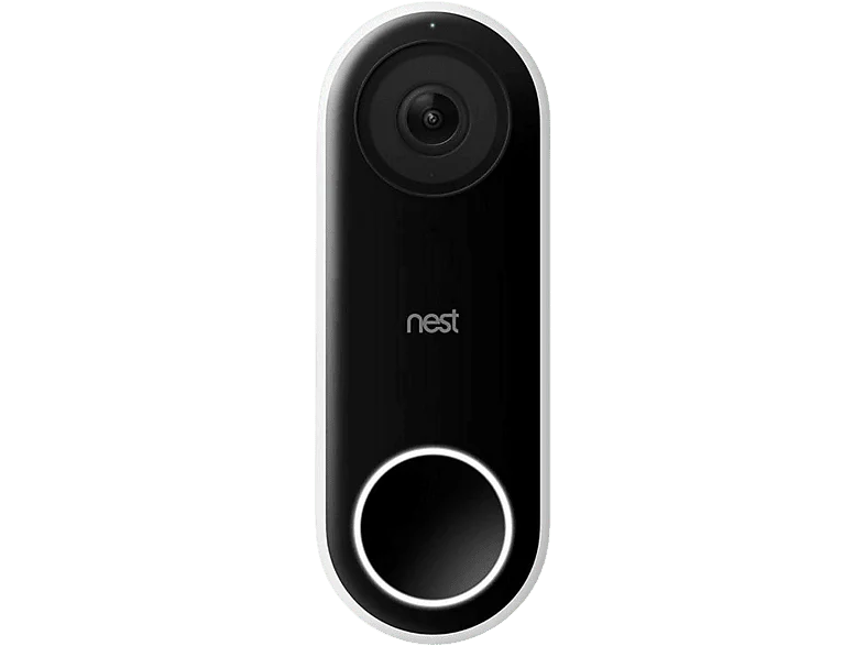 Timbre inalámbrico con vídeo - Google Nest Hello, Vídeo Doorbell, Wifi, Visión nocturna, Infrarrojos