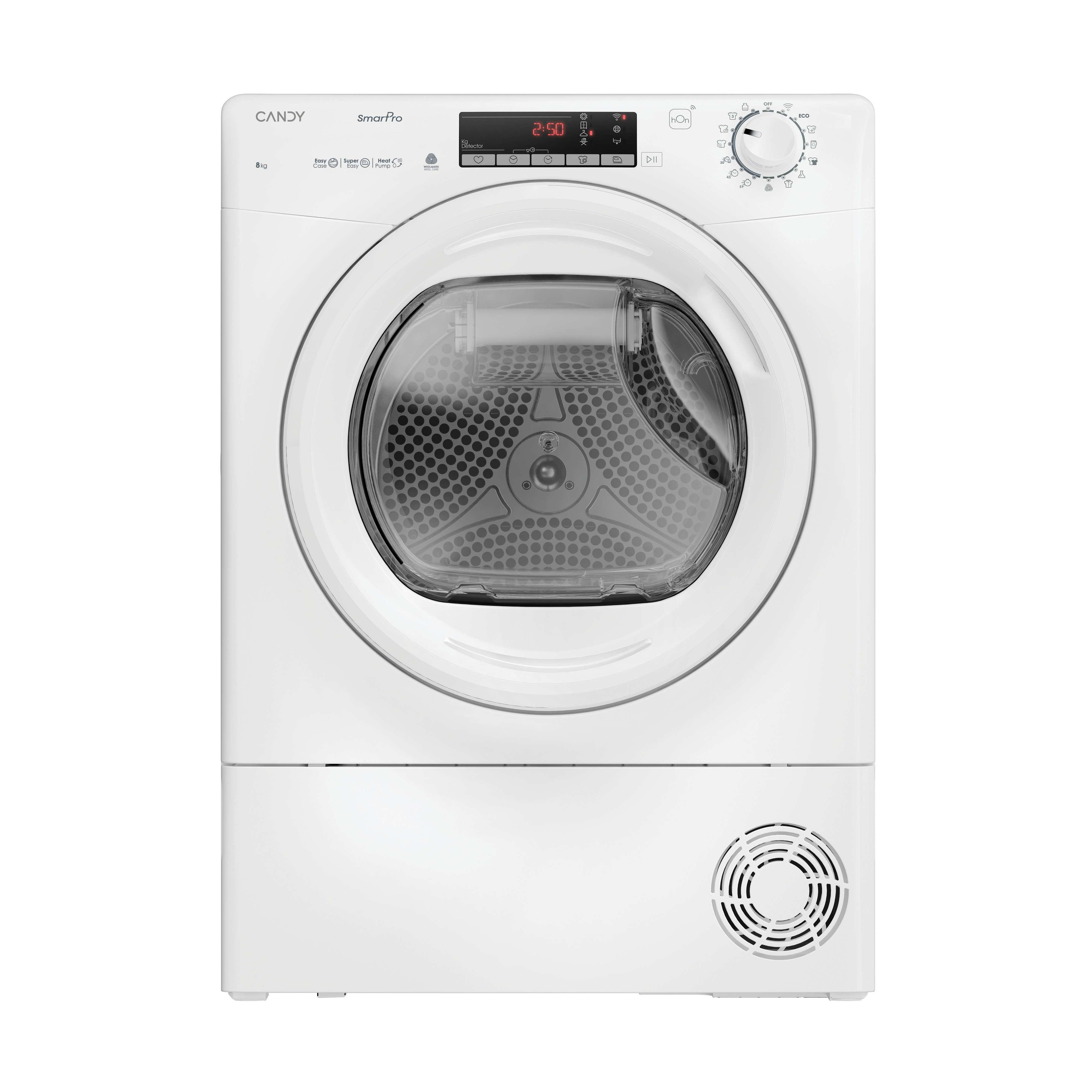 SECADORA CON BOMBA DE CALOR CANDY CRO EH8N2TE-S 8 KG D BLANCO