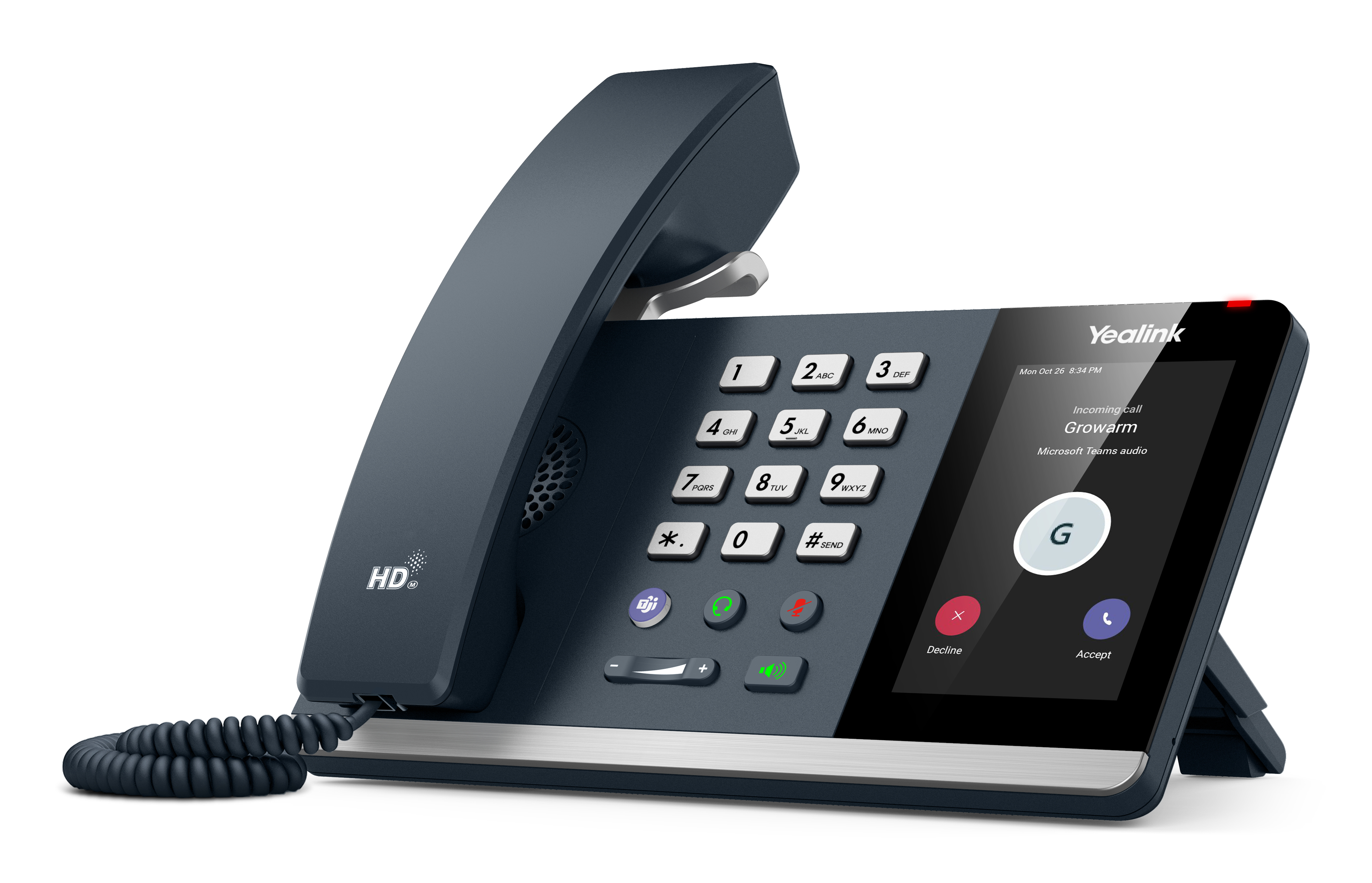Yealink MP54 Microsoft Teams Edition teléfono IP Gris LCD MP54-TEAMS