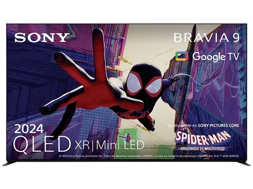 TV QLED 85" - Sony Bravia 9, XR Mini LED, 4K HDR, Google Smart 2024, Gaming PS5, IMAX, Dolby Atmos/Vision, Chromecast, Airplay, 120Hz, 85XR90