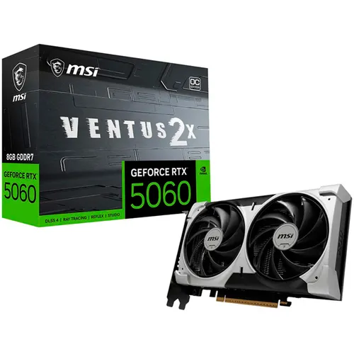 MSI GeForce RTX 5060 VENTUS 2X OC V1 8GB GDDR7 DLSS4