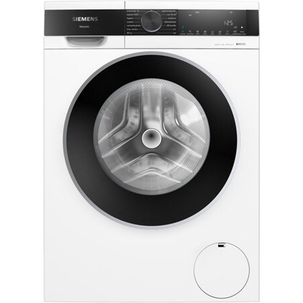 Lavadora carga frontal - Siemens WG44G2ZAES, Serie IQ500, 9 kg, 1400 RPM, 17 programas, Smart Finish, programa AntiManchas, Blanco