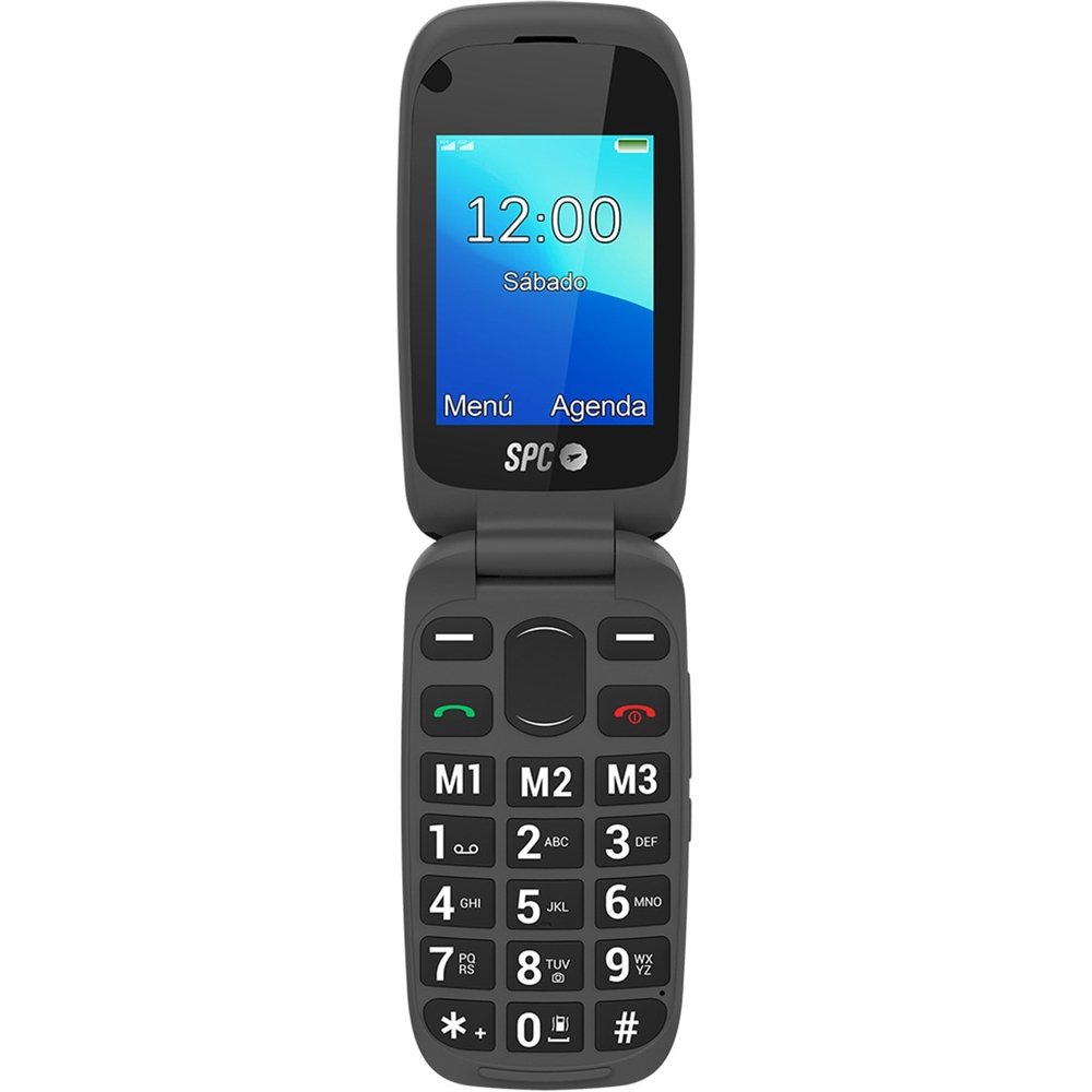 SPC - SPC Harmony 4G Senior Mobile tipo concha negro móvil libre.