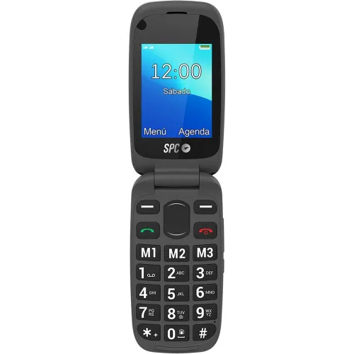 SPC - SPC Harmony 4G Senior Mobile tipo concha negro móvil libre.