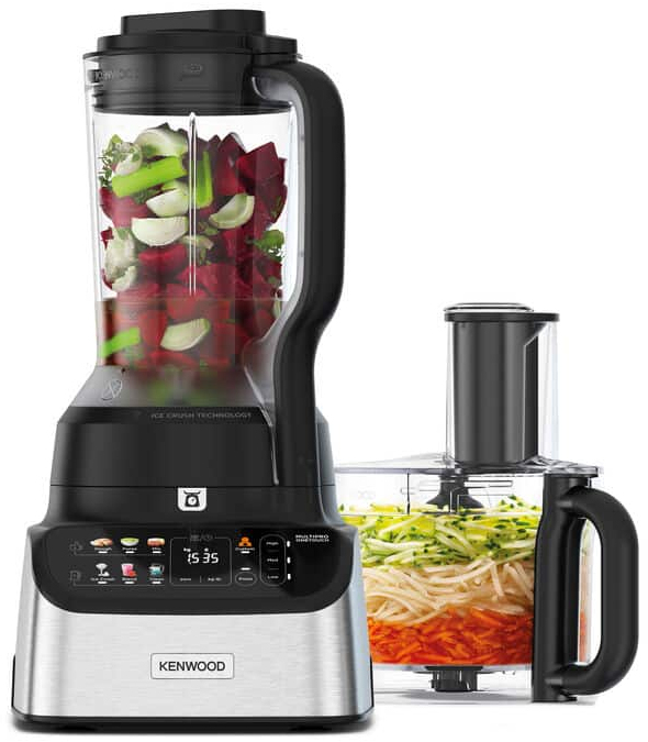 Procesador de alimentos Kenwood MultiPro OneTouch 3L 1000W Negro/Acero Inoxidable FDM73.480SS