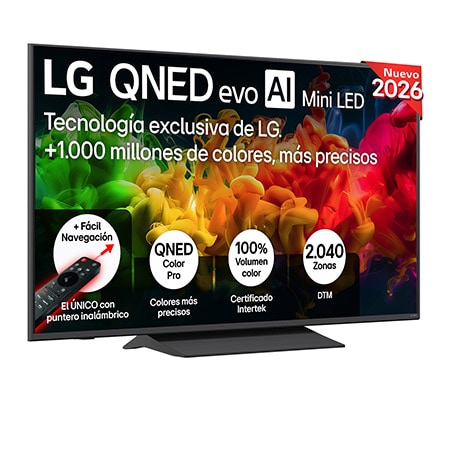 LG QNED Evo MiniLED AI 2026 55QNED81B6A 55" Smart TV QNED 4K 60Hz HDR10