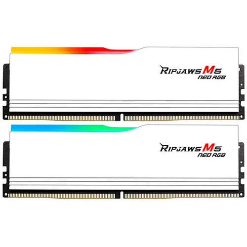G.S Kill Ripjaws M5 Neo RGB 64GB 2x32GB 6000M Hz CL32 EXPO-XMP Negro Blanco