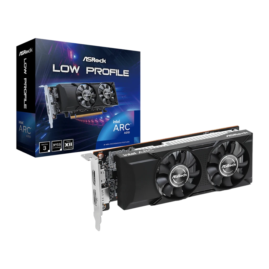 ASRock Arc A310 Low Profile 4GB GDDR6 Negro