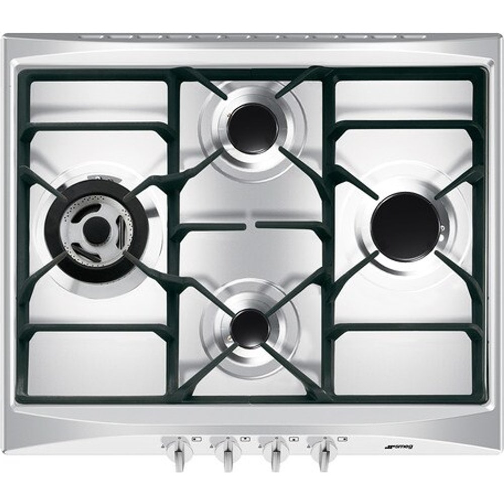 Smeg - Placa gas Smeg 4 quemadores - SR264XGH2.