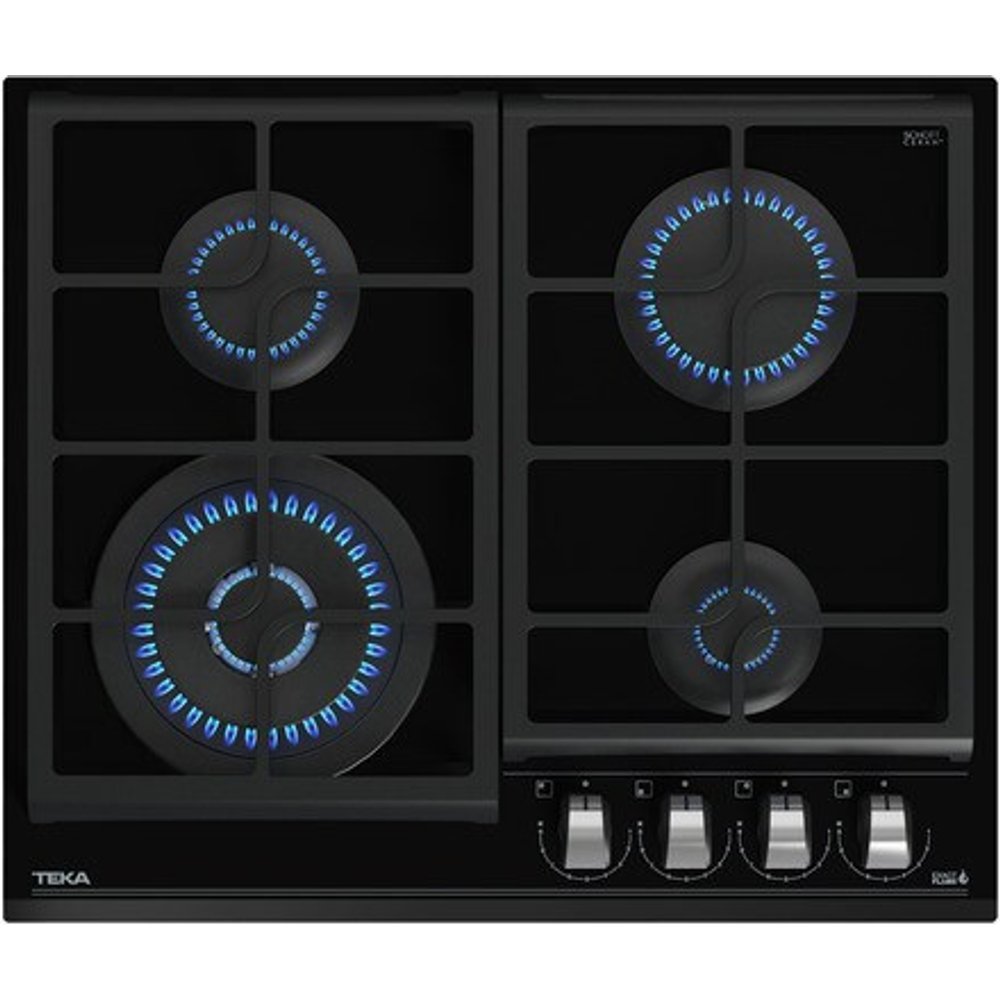 Teka - Placa de gas Teka con 4 quemadores - GZC 64320 XBN.