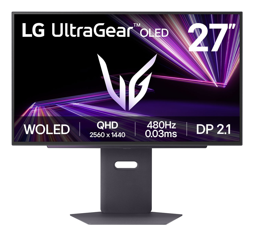 LG UltraGear OLED 27GX790A-B 27" QHD 2K OLED 480Hz 0.03ms HDR FreeSync/G-Sync