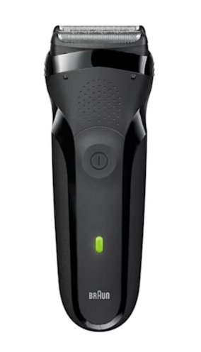 Afeitadora - Braun eléctrica Serie 3 300s, 2 láminas Flex de afeitado, Resistente al agua, 300S, Gris