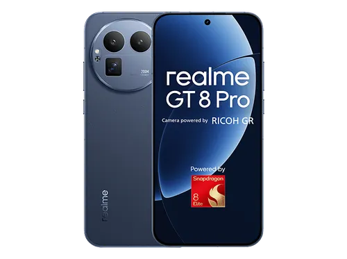 realme GT8 Pro, Azul, 512GB, 16GB RAM, 6.79" AMOLED 144Hz, Cámara RICOH GR, Snapdragon 8 Elite Gen 5, 7000 mAh + 120W carga rápida