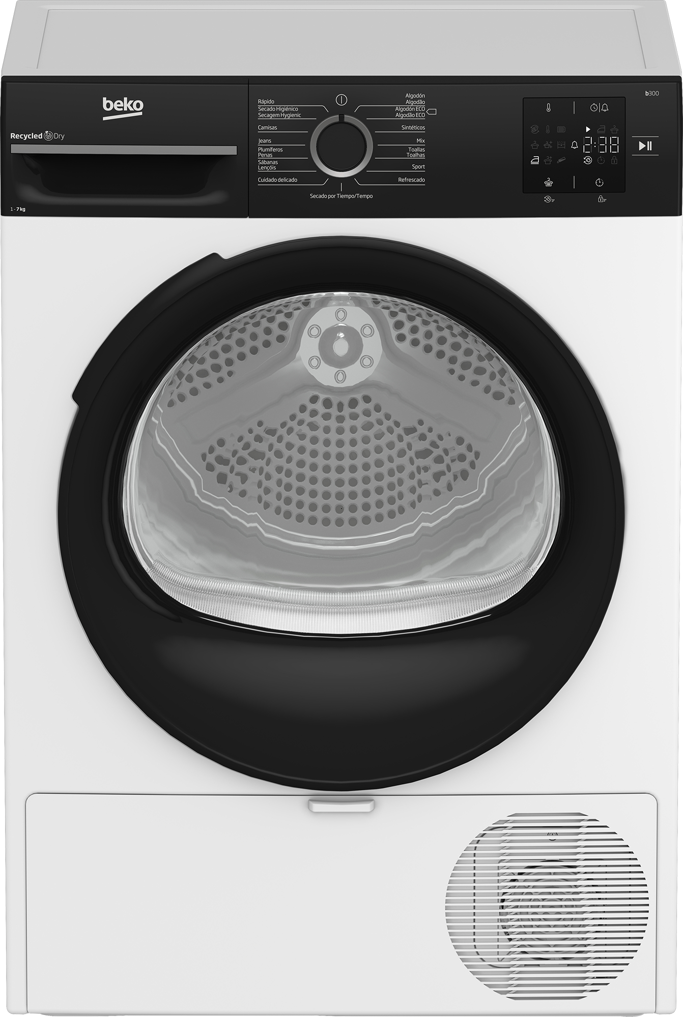Beko Bm3t37230w Secadora Bomba De Calor 7 Kg